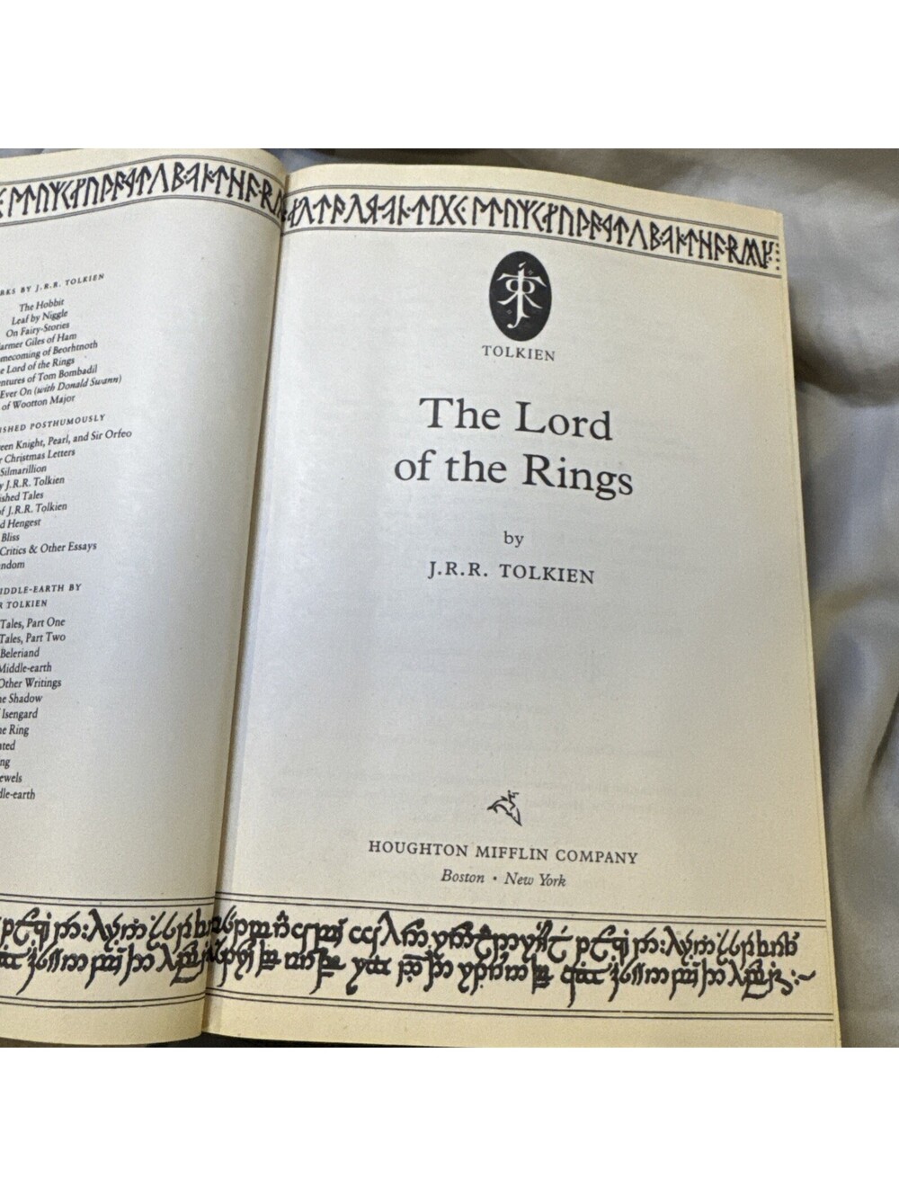 Lord of the Rings by J. R. R. Tolkien 2003 Paperback - Picture 5 of 5
